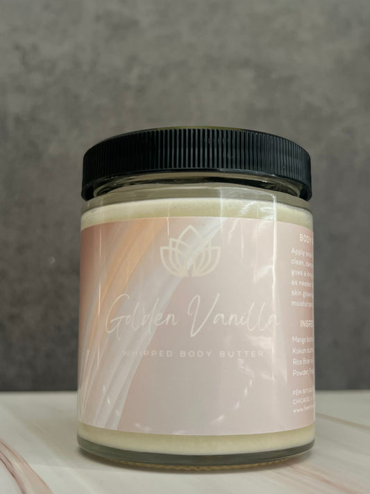 Golden Vanilla Whipped Body Butter