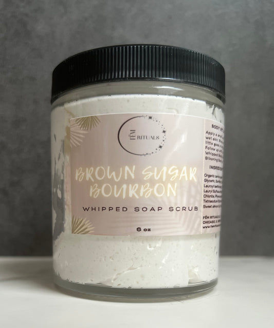 Brown Sugar Bourbon Whipped Soap Scrub