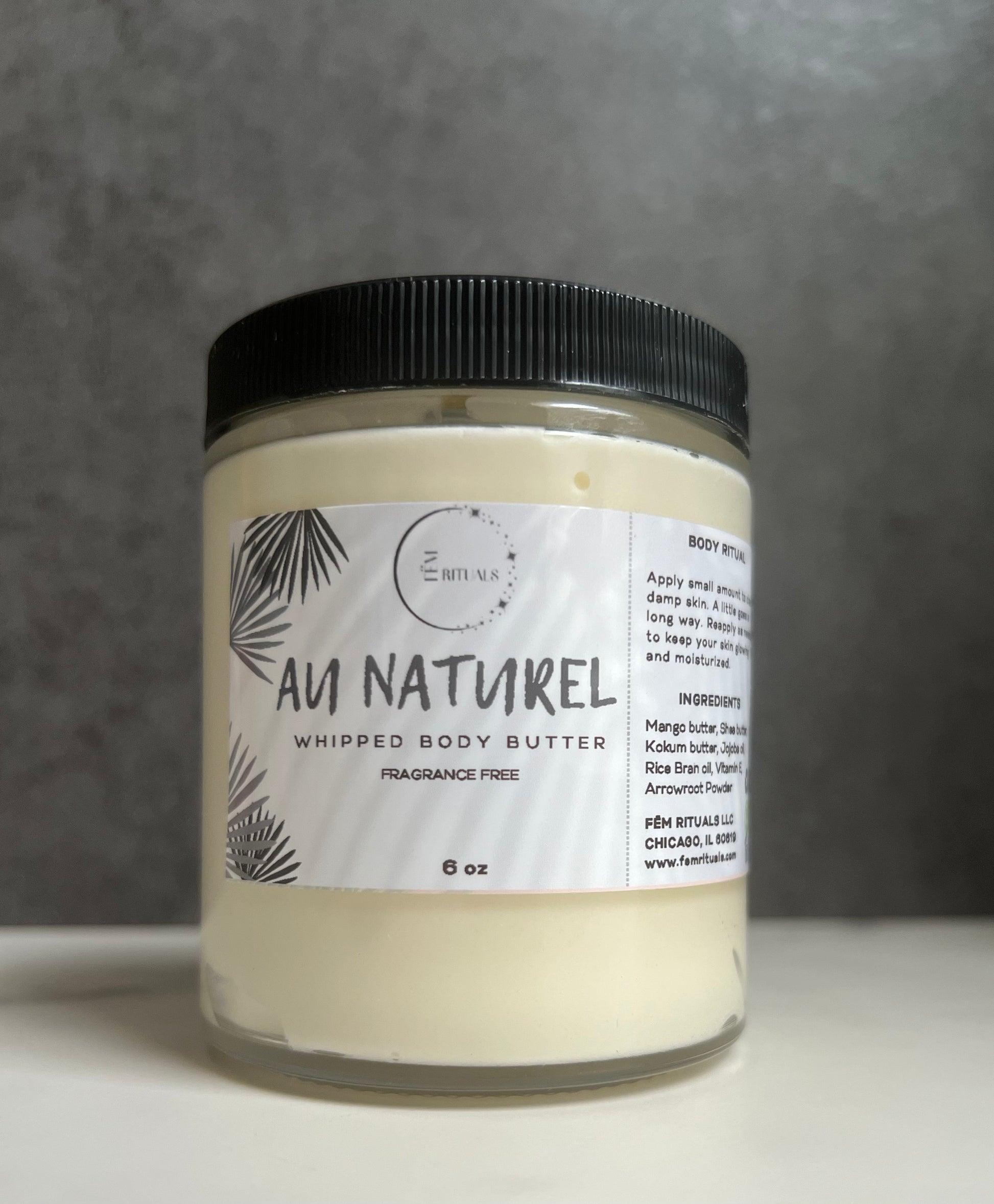 fragrance free body butter