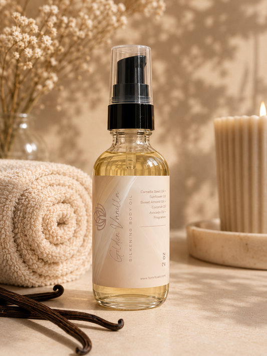 Golden Vanilla Silkening Body Oil