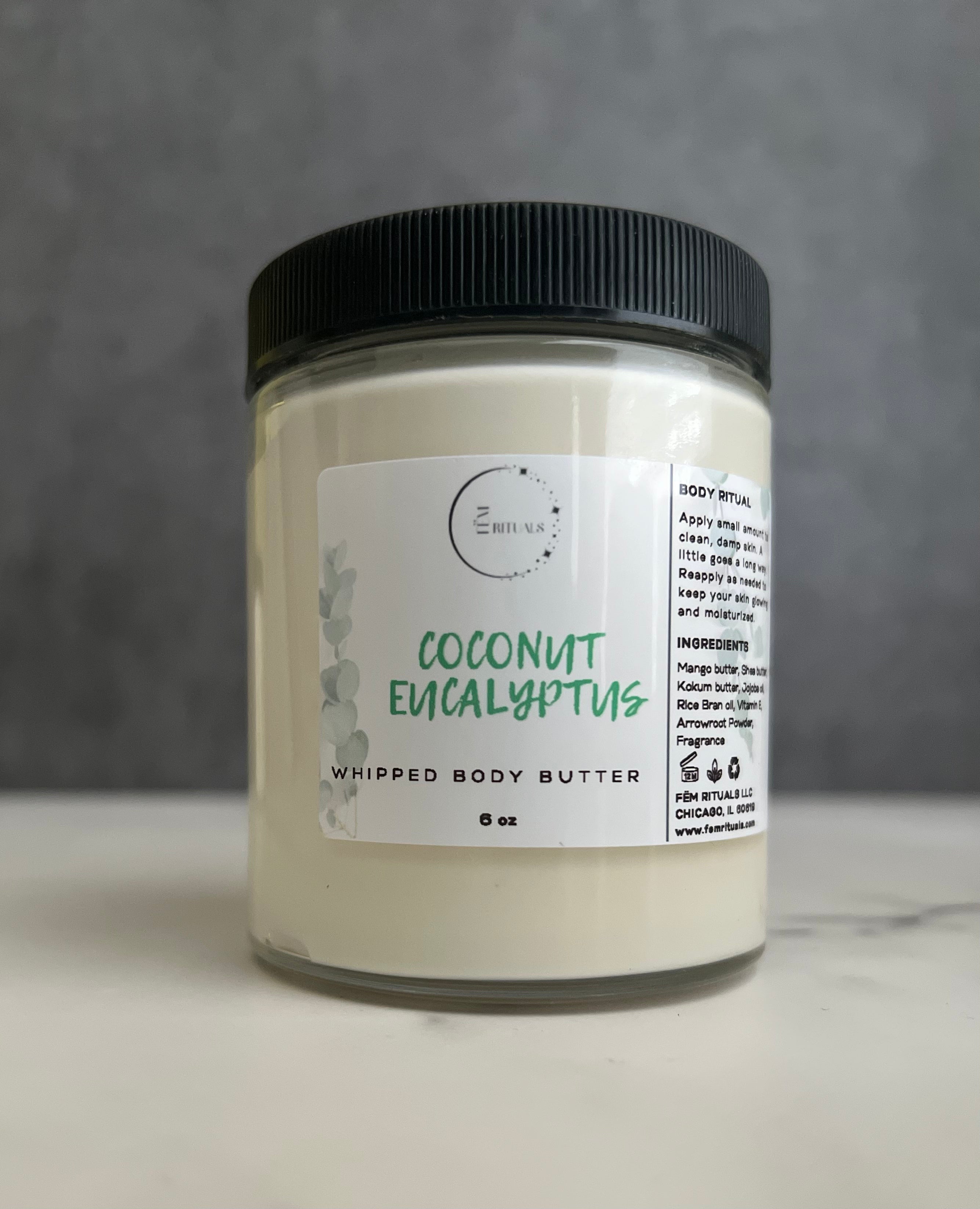 Coconut Eucalyptus Whipped Body Butter
